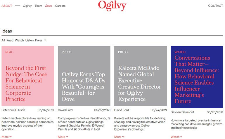 Ogilvy Ideas